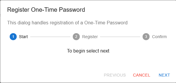 Register TOTP
